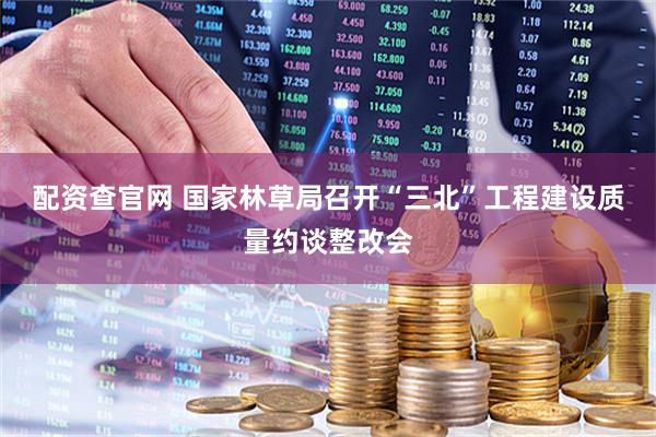 配资查官网 国家林草局召开“三北”工程建设质量约谈整改会